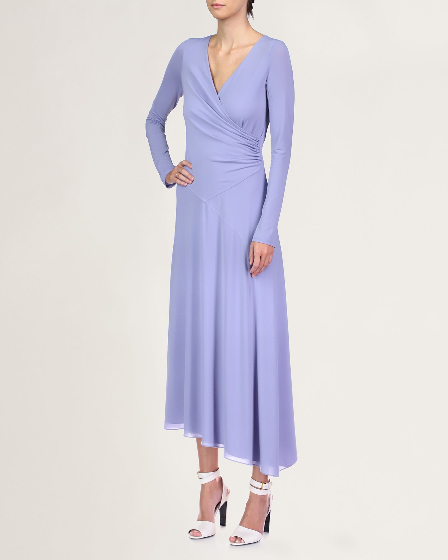 Halston - Lyla Wrap Dress - Lavender